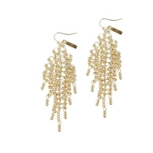 Arabian Night drop earrings from Rodrigo Otazu…perfect for a chic boho look or some evening glamour. Statement jewelry | chanderlier earrings | bold fashion jewellery - flipped