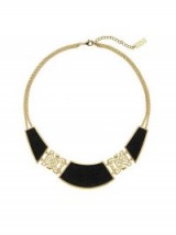 Biba black & gold statement necklace | occasion jewellery | swarovski crystal necklaces
