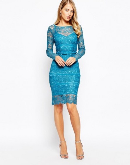 Body Frock ~ Lisa lace dress in Topaz. Party dresses – going out – evening fashion – occasion wear - flipped