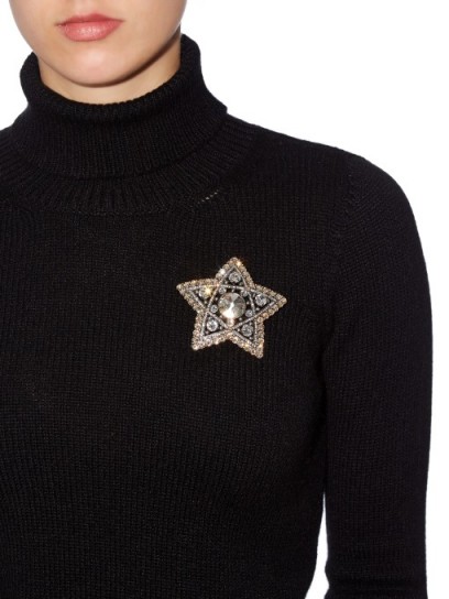 I love this Elsie crystal star brooch from Lanvin…perfect for adding a touch of sparkle to any outfit. Designer fashion brooches – costume jewellery