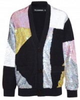 FILLES A PAPA Sequinned Cardigan. Womens knitted fashion | designer cardigans | autumn / winter clothing | designer knitwear | sequin embellished | sequins