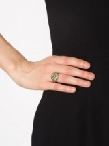 ILEANA MAKRI sapphire cocktail ring. Yellow sapphires | statement rings | fine jewelry | statement jewellery | 18k rose gold  #