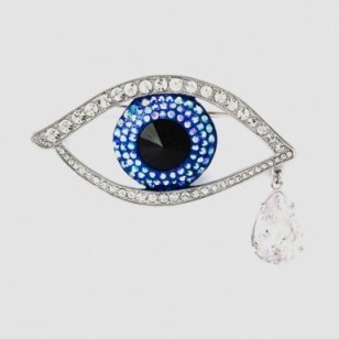Statement crystal eye brooch from Butler & Wilson. Large brooches | fashion jewellery - flipped