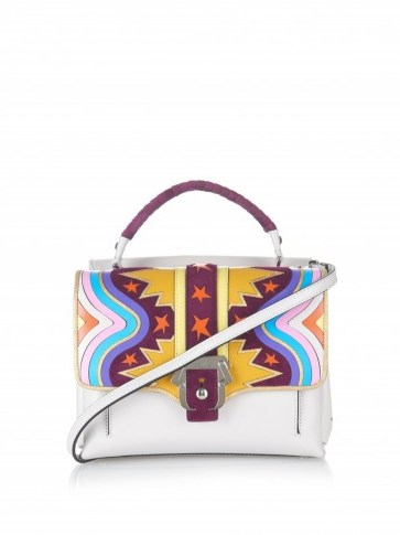 PAULA CADEMARTORI Petite Faye leather handbag. Designer handbags / luxe style bags  # - flipped
