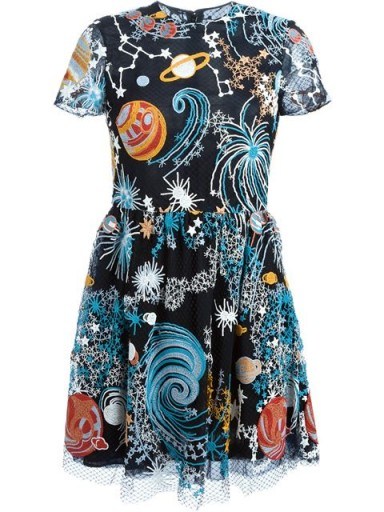 Valentino Cosmos dress – as worn by Kate Mara at the New York premiere of The Martian. Celebrity fashion | star style | what celebrities | designer fit & flare dresses  # - flipped