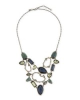 Alexis Bittar Elements Confetti Link Bib Necklace – statement jewellery – crystal necklaces
