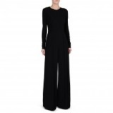Stella McCartney BLACK ARIANA ALL-IN-ONE – as worn by Kris Jenner out in Paris, 4 October 2015. Celebrity fashion | what celebrities wear | designer jumpsuits | star style