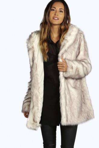 boohoo Boutique Lois Arctic Faux Fur Coat. Winter coats / warm jackets