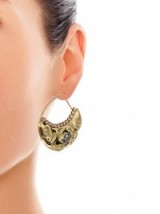 AURÉLIE BIDERMANN FINE JEWELLERY Cashmere aqua marina and diamonds earrings – statement jewellery – large drop earrings – luxury jewelry