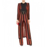 BALMAIN Printed trousers ~ striped heavy knit pants ~ designer clothes ~ luxury fashion