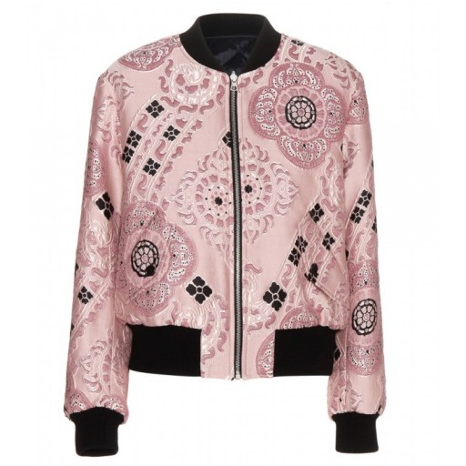 DRIES VAN NOTEN Reversible jacquard bomber jacket. Designer jackets | casual luxe | womens outerwear