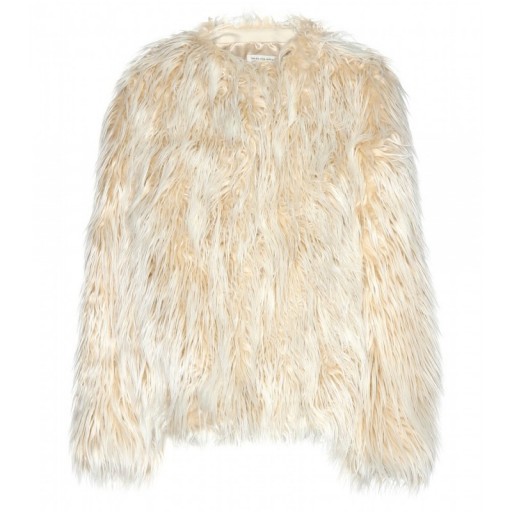 DRIES VAN NOTEN Faux fur jacket. Designer fashion | fluffy jackets | luxe style outerwear | winter coats