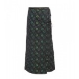 DRIES VAN NOTEN Metallic jacquard skirt. Designer midi skirts | luxe style fashion