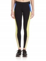 Alo Yoga Ascendant Colorblock Leggings – as worn by Gigi Hadid, October 2015. Celebrity fashion | star style | womens sports clothing | running pants | what celebrities wear