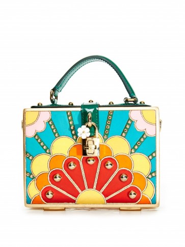 DOLCE & GABBANA Dolce hand-painted box bag – designer handbags – luxury bags