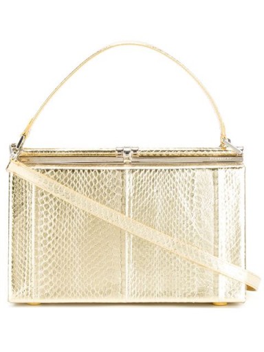 DSQUARED2 metallic tote – designer handbags – gold metallics
