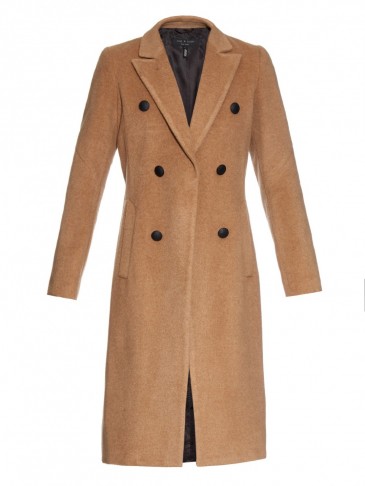 RAG & BONE Faye coat in camel brown – as worn by Demi Lovato out in New York, 15 October 2015. Celebrity fashion | star style | designer coats | what celebrities wear