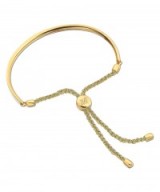 MONICA VINADER GOLD VERMEIL METALLIC CORD FIJI BRACELET – designer friendship bracelets – womens jewellery – metallics