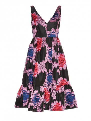 ERDEM Gracie fil coupé dress ~ designer dresses ~ floral prints ~ occasion fashion