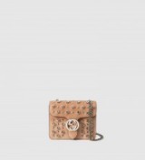 Gucci interlocking studded suede shoulder bag rose beige. Designer handbags | luxe bags