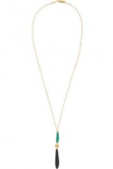 ISABEL MARANT Gold-plated resin necklace. Long pendant necklaces | fashion jewellery