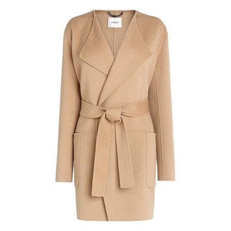 L.K.Bennett Janie Cashmere Coat fudge. Chic belted coats ~ winter outerwear ~ luxury style fashion - flipped