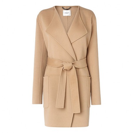 L.K.Bennett Janie Cashmere Coat fudge. Chic belted coats ~ winter outerwear ~ luxury style fashion