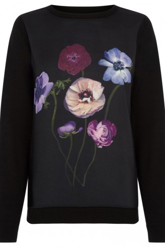 OASIS – photographic floral sweat. flower prints / printed sweatshirts / john grant photographer
