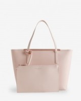 TED BAKER – MELANA Leather shopper bag nude pink ~ shoppers ~ weekend bags ~ clutch bags ~ luxe style handbags