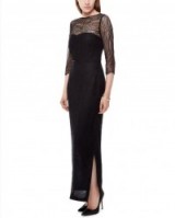 Jaeger long black lace dress ~ maxi dresses ~ evening gowns ~ occasion gown