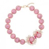 SHOUROUK Marble Pink necklace – as worn by Lea Michele on Scream Queens. Celebrity jewellery | designer necklaces | what celebrities wear | star style