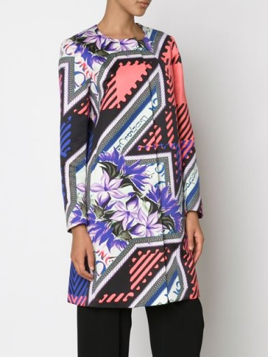 MARY KATRANTZOU Iona coat. Bold prints ~ womens designer coats