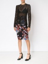 MARY KATRANTZOU Mac top ~ designer tops ~ paisley lace design
