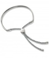 MONICA VINADER SILVER METALLIC CORD FIJI BRACELET – designer friendship bracelets – metallics – jewellery
