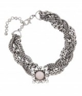 HENRI BENDEL – NOLITA BROOCH COLLAR. statement jewellery – Swarovski crystal collars – chunky necklaces