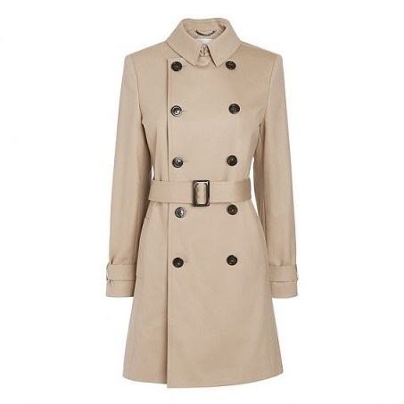 L.K.Bennett Oston Trench Coat. Womens macs ~ raincoats ~ autumn/winter coats - flipped