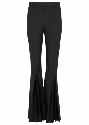 JONATHAN SAUNDERS Polly flared pleated wool trousers ~ dream flares ~ designer fashion