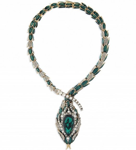 glamorous jewellery ~ ROBERTO CAVALLI serpent necklace - flipped