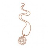 Folli Follie – SANTORINI FLOWER NECKLACE rose gold ~ crystal pendants ~ pendant necklaces ~ fashion jewellery