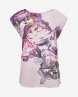 TED BAKER – SAIBEL Sunlit Floral T-shirt ~ flower print tees ~ smart weekend t-shirts ~ printed tops