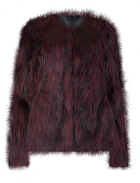 Home Women Coats & Jackets Prev WATCH THE VIDEO ZOOM Next M&S COLLECTION New Textured Tipped Faux Fur Overcoat wine mix. Womens warm jackets – winter coats – fluffy outerwear – Marks & Spencer clothing