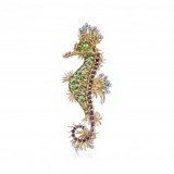 Tiffany & Co. Seahorse Clip. Gemstone brooches – fine jewellery