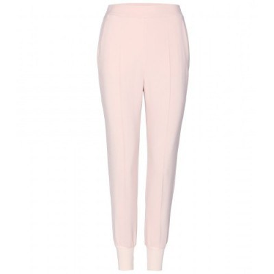 STELLA McCARTNEY Rose Julia Trousers – as worn by Leigh-Anne Pinnock at the launch party of Little Mix’s new album Get Weird,, 11 November 2015. Celebrity fashion | star style | designer cuffed pants | what celebrities wear - flipped