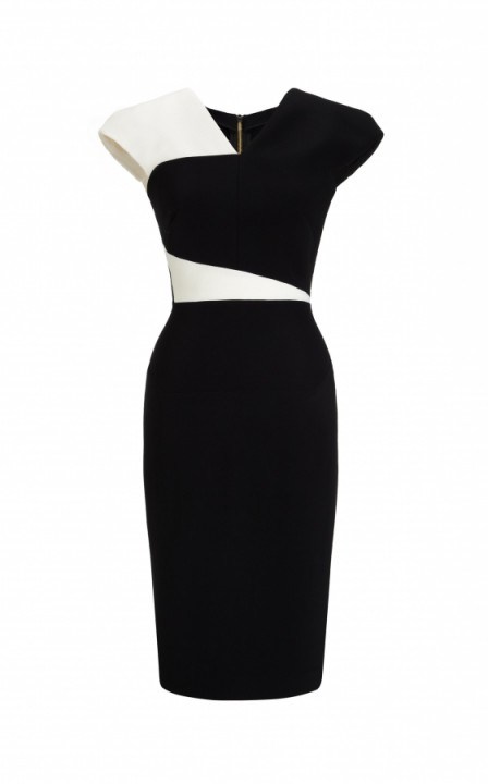 ROLAND MOURET Beadle dress – as worn by Kate Winslet when she attended the Harper’s Bazaar Women of the Year Awards in London, 3 November 2015. Celebrity fashion | star style | designer pencil dresses | what celebrities wear | events - flipped