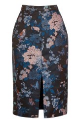 OASIS – Butterfly jacquard pencil skirt ~ floral skirts ~ flower prints