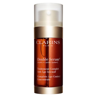 Clarins Double Serum, 30ml. Face serums – anti-aging products – age defying beauty product – skin care – keep skin young