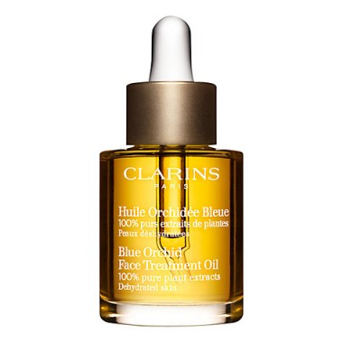 Clarins Face Treatment Oil – Blue Orchid, 30ml. Skin care – hydrating facial oils – keep skin young – anti-aging products