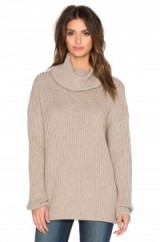 CURRENT/ELLIOTT – The Turtleneck Sweater. Roll neck jumpers | merino wool sweaters | rib knit | oversized | knitwear | winter fashion