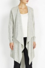 Wallis grey waterfall cardigan. Winter fashion / chic style cardigans / womens knitwear