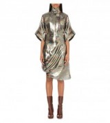 JW ANDERSON Metallic silk-blend dress – metallics – occasion dresses – party fashion